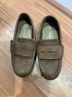 Cat & Jack Boys Brown Moccasin Slip-Ons